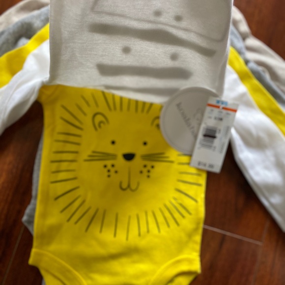 🌸 Koala Baby Size 0-3 Month Set Of 4 Bodysuits - Picture 2 of 5